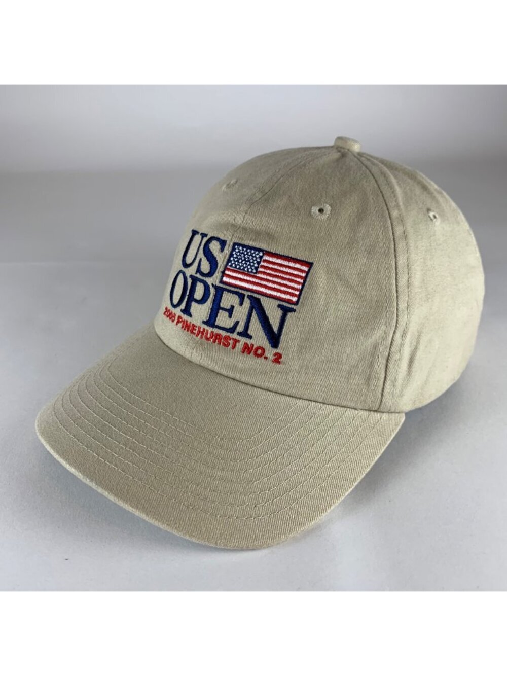 2005 US Open Pinehurst Beige USGA Member Strapback Hat